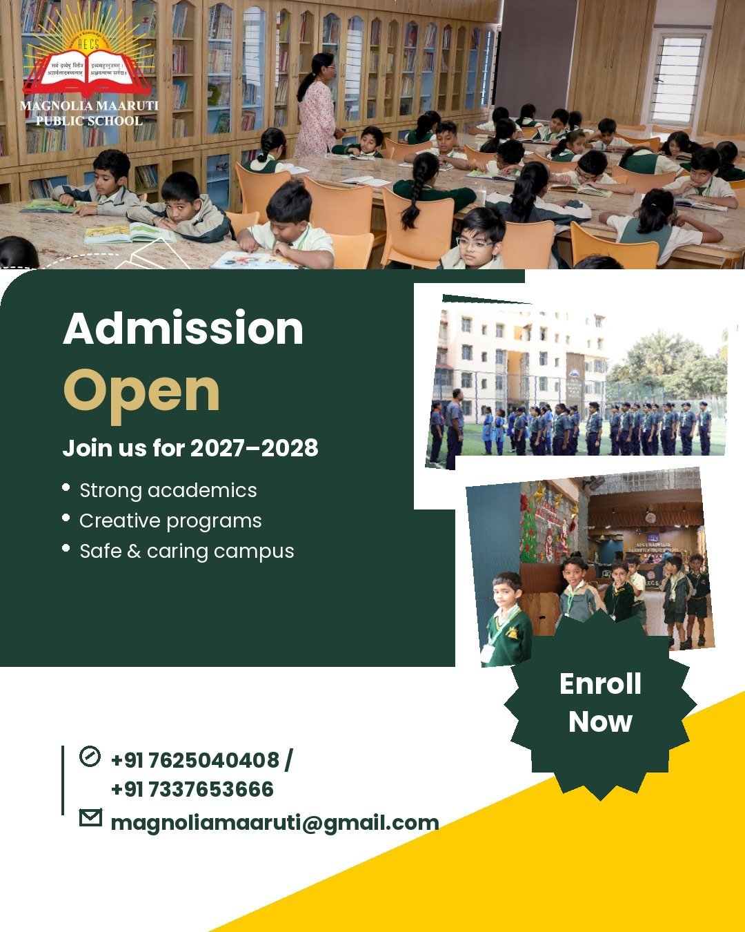 Admissions Open 2027-2028