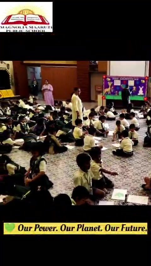 School assembly for World Environment Day